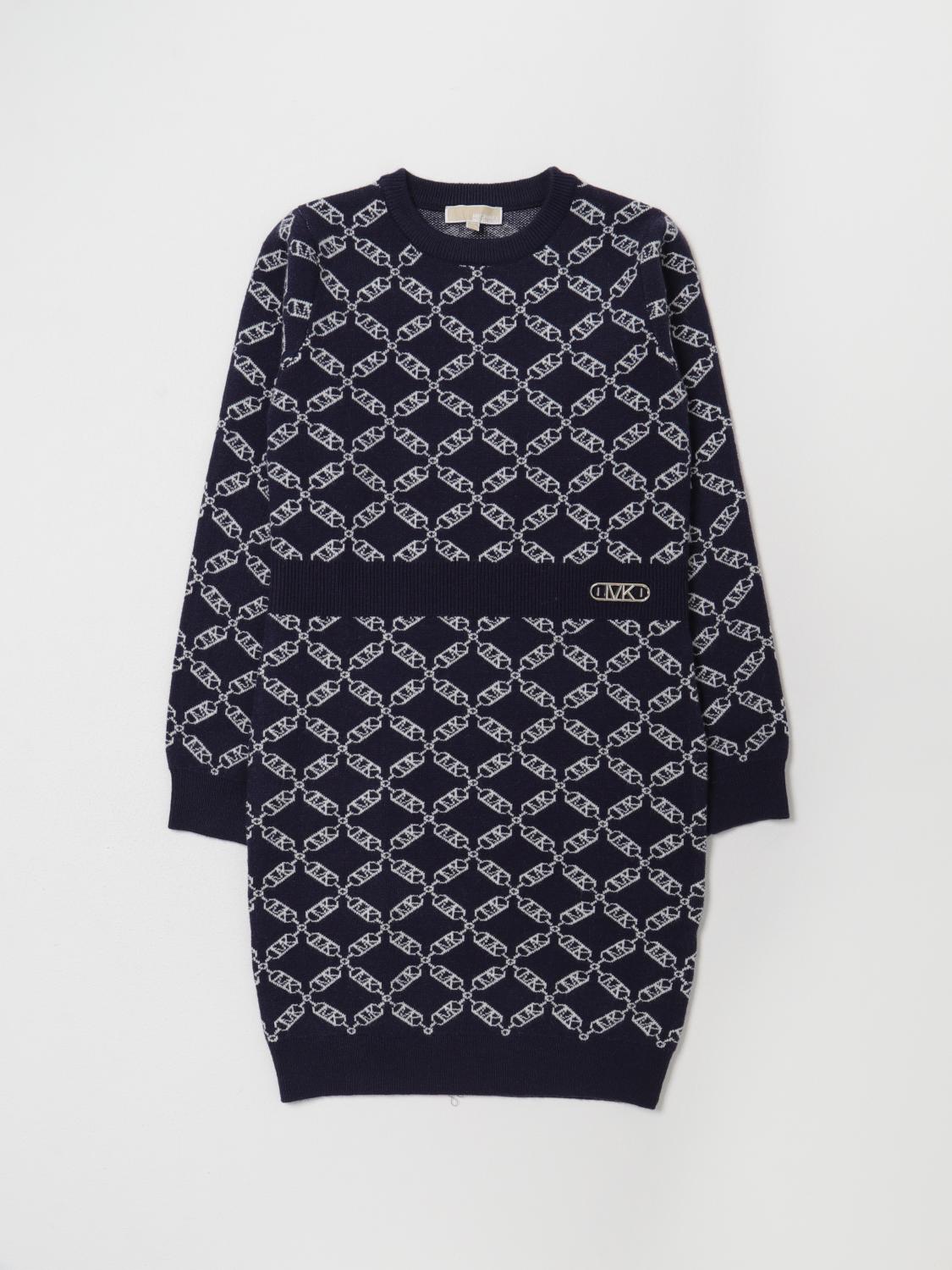 MICHAEL KORS VESTIDO: Vestido niños Michael Kors, Azul Oscuro - Img 1