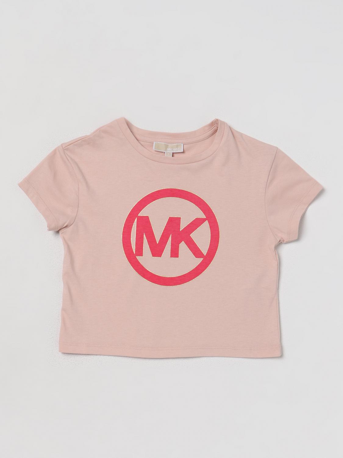 MICHAEL KORS CAMISETA: Camisetas niños Michael Kors, Salmón - Img 1