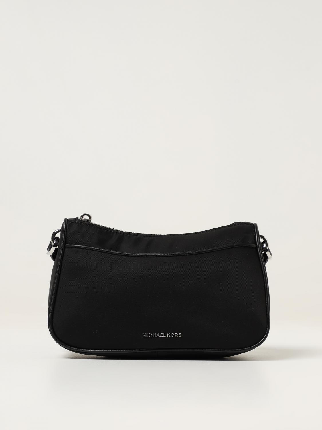 MICHAEL KORS BORSA A TRACOLLA: Borsa Jet Set Michael Kors in nylon, Nero - Img 1