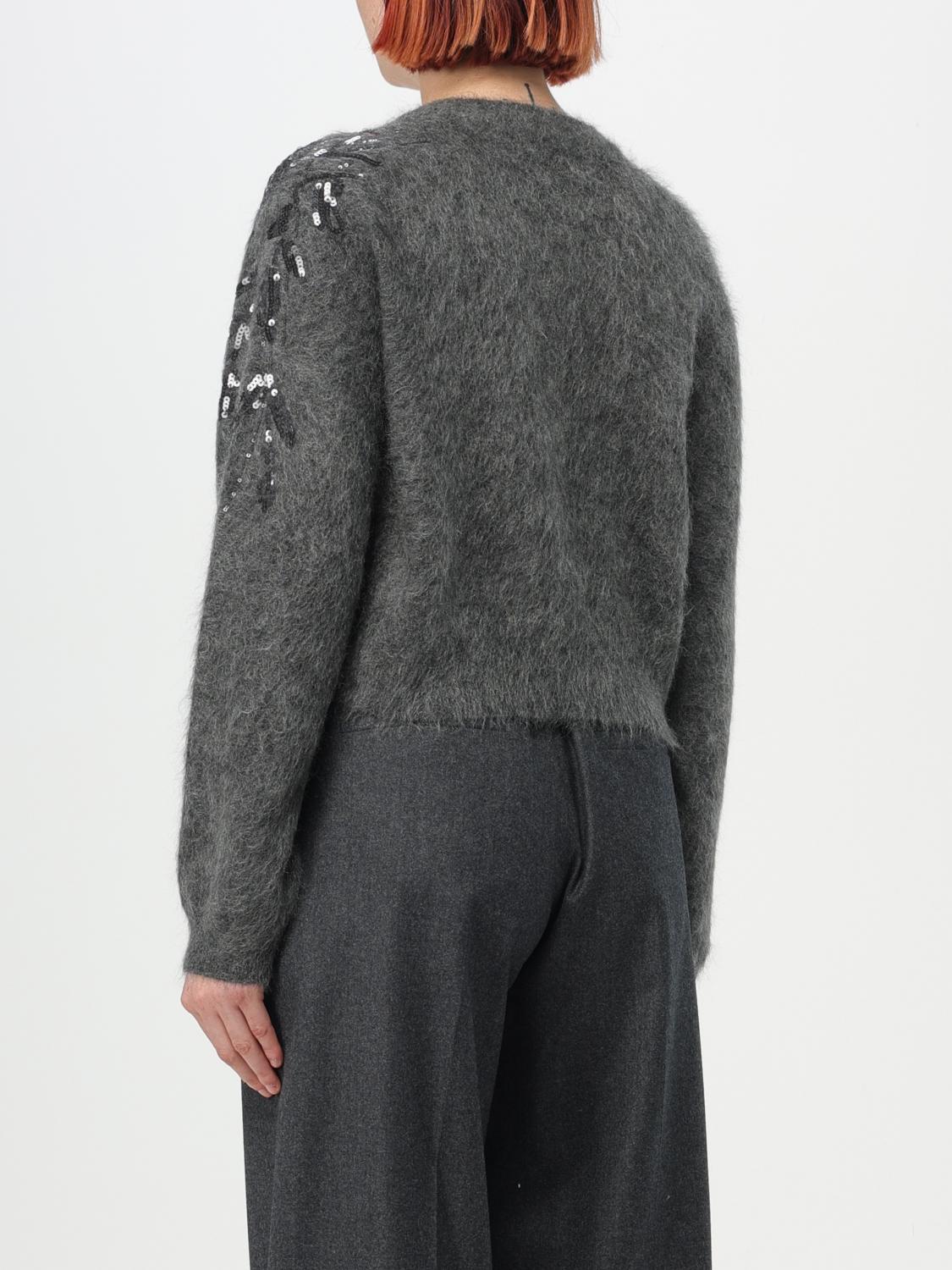 BRUNELLO CUCINELLI PULL: Pull femme Brunello Cucinelli, Plomb - Img 3