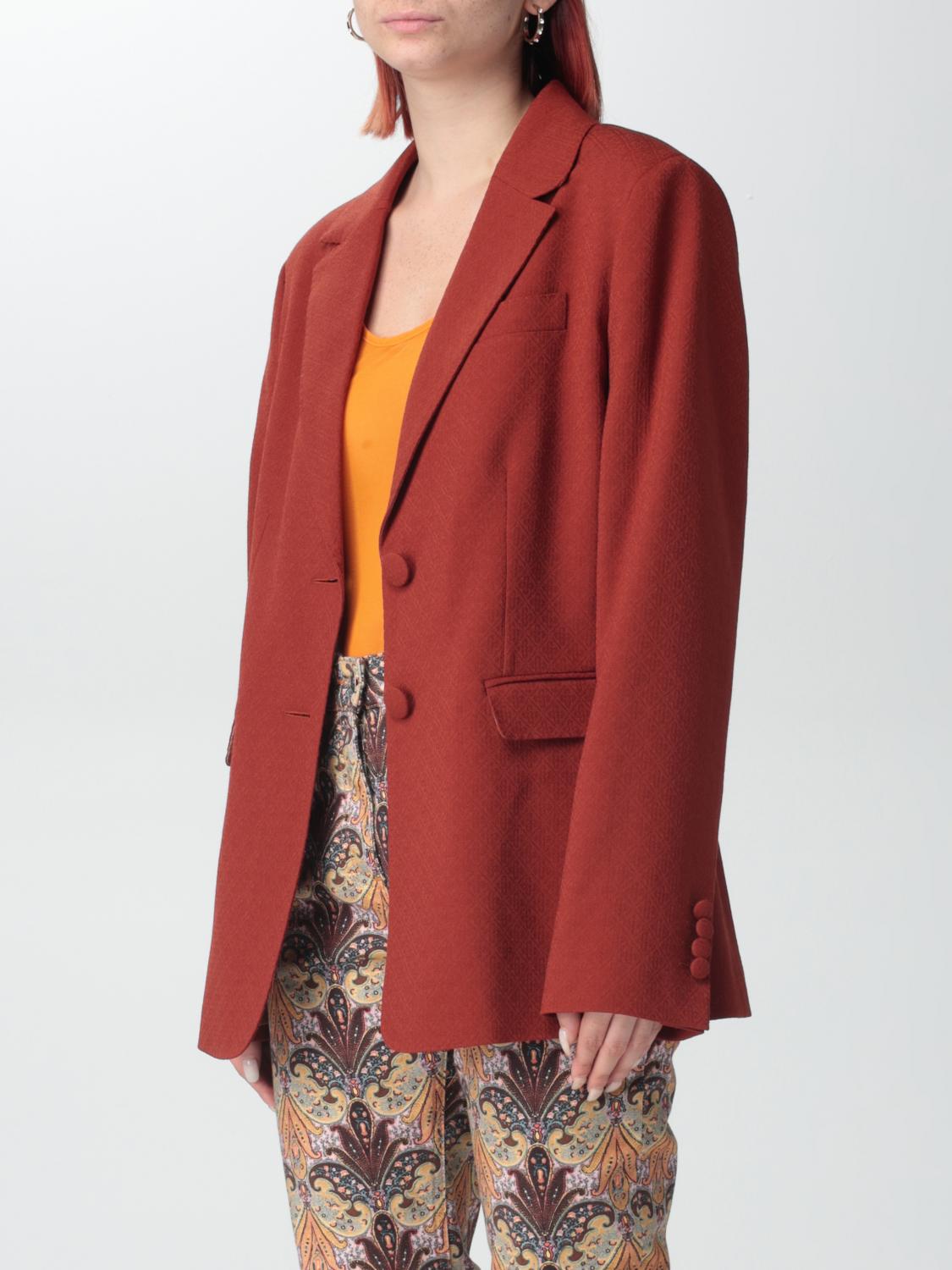 ETRO BLAZER: Blazer femme Etro, Rouge Brique - Img 4