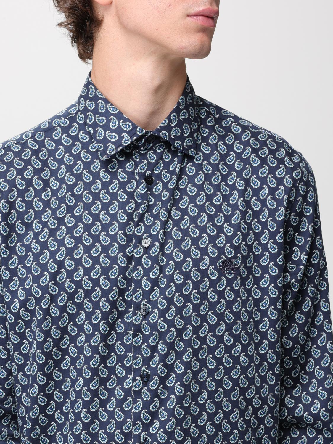 ETRO HEMD: Pullover herren Etro, Blau - Img 5