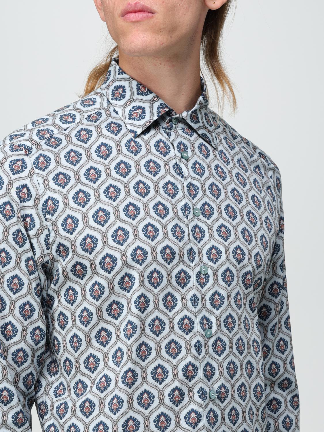 ETRO CAMISA: Jersey hombre Etro, Azul Oscuro - Img 5
