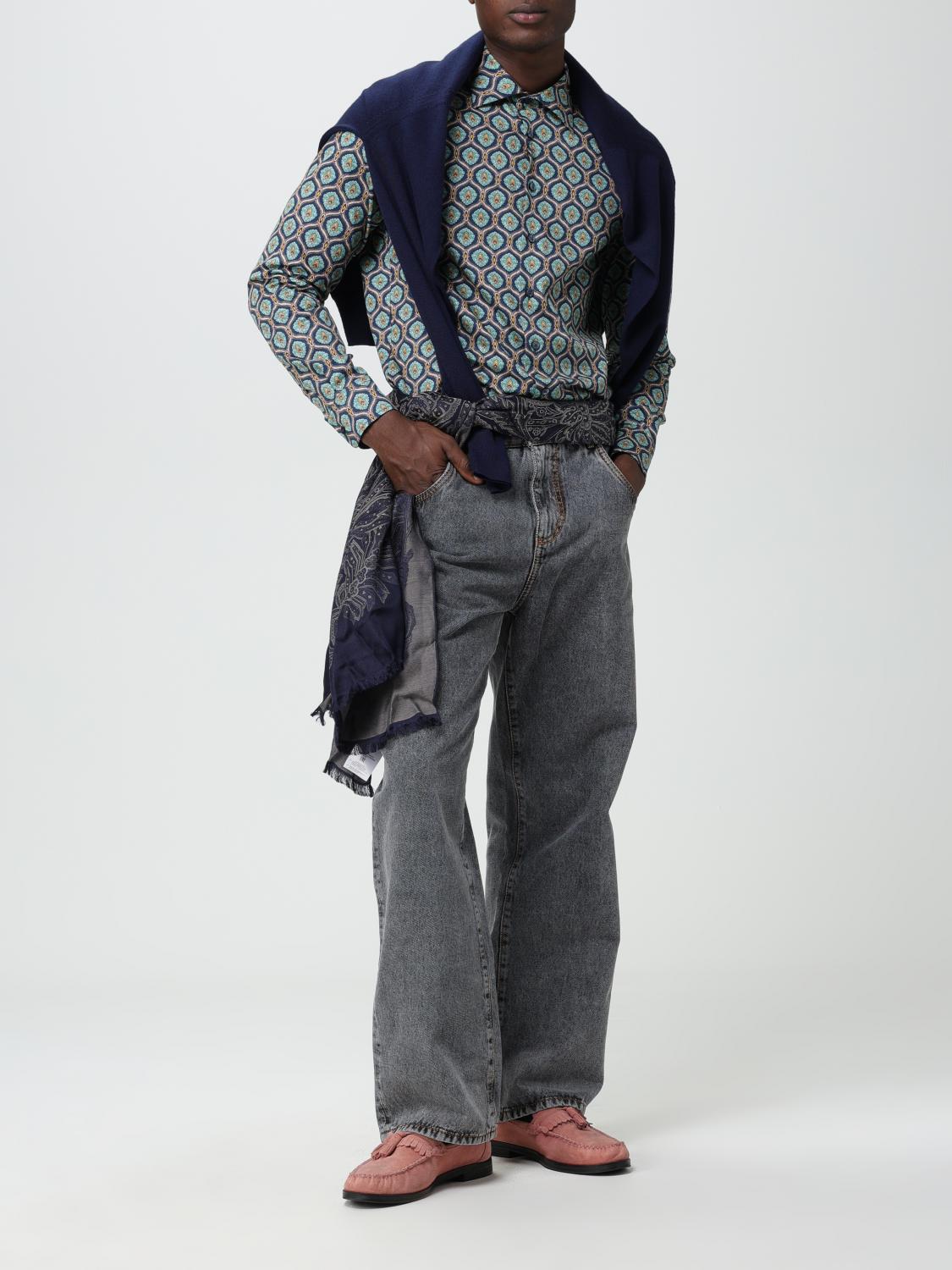 ETRO HEMD: Pullover herren Etro, Blau 1 - Img 2