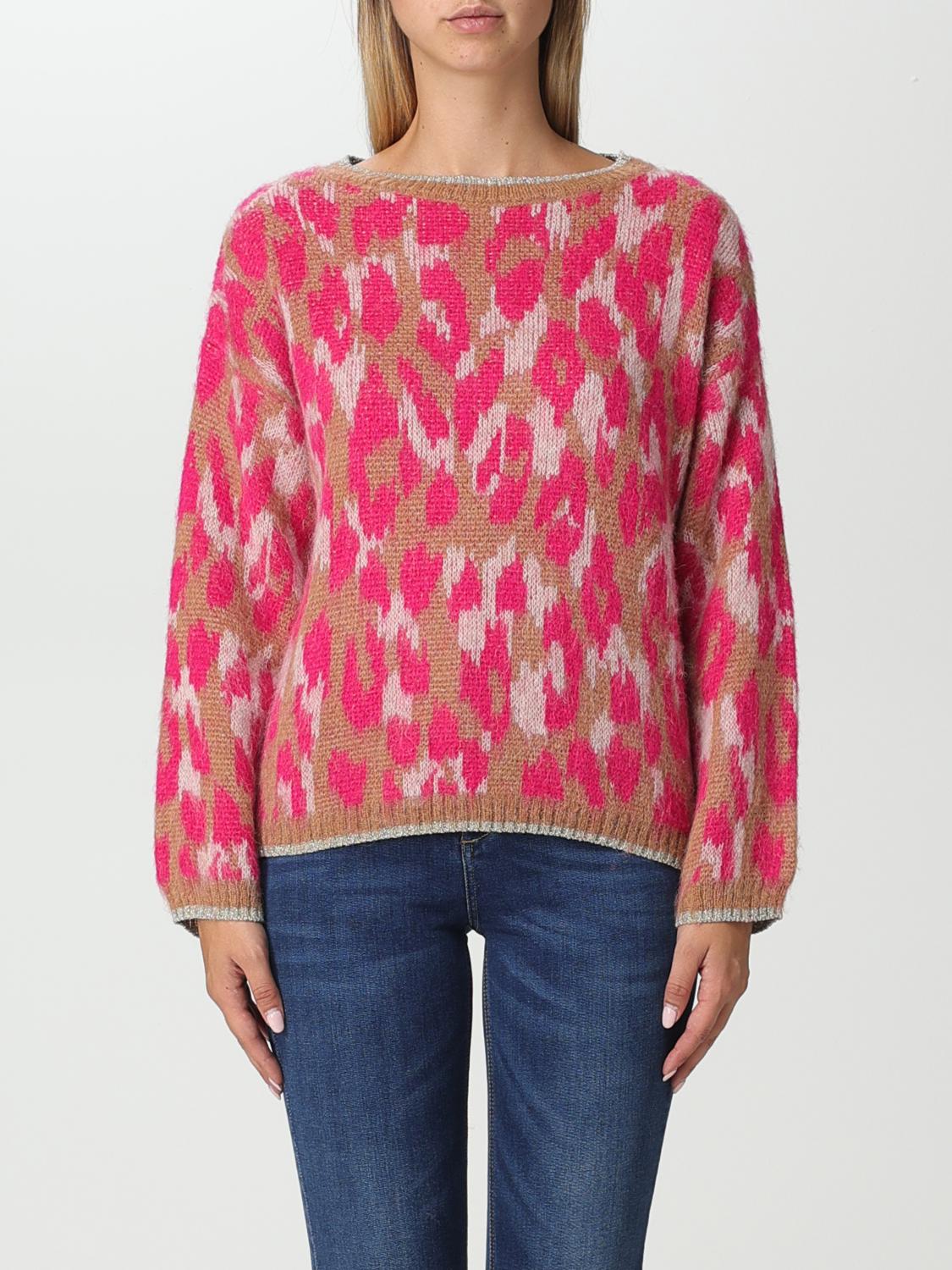 LIU JO PULLOVER: Pullover damen Liu Jo, Fuchsia - Img 1