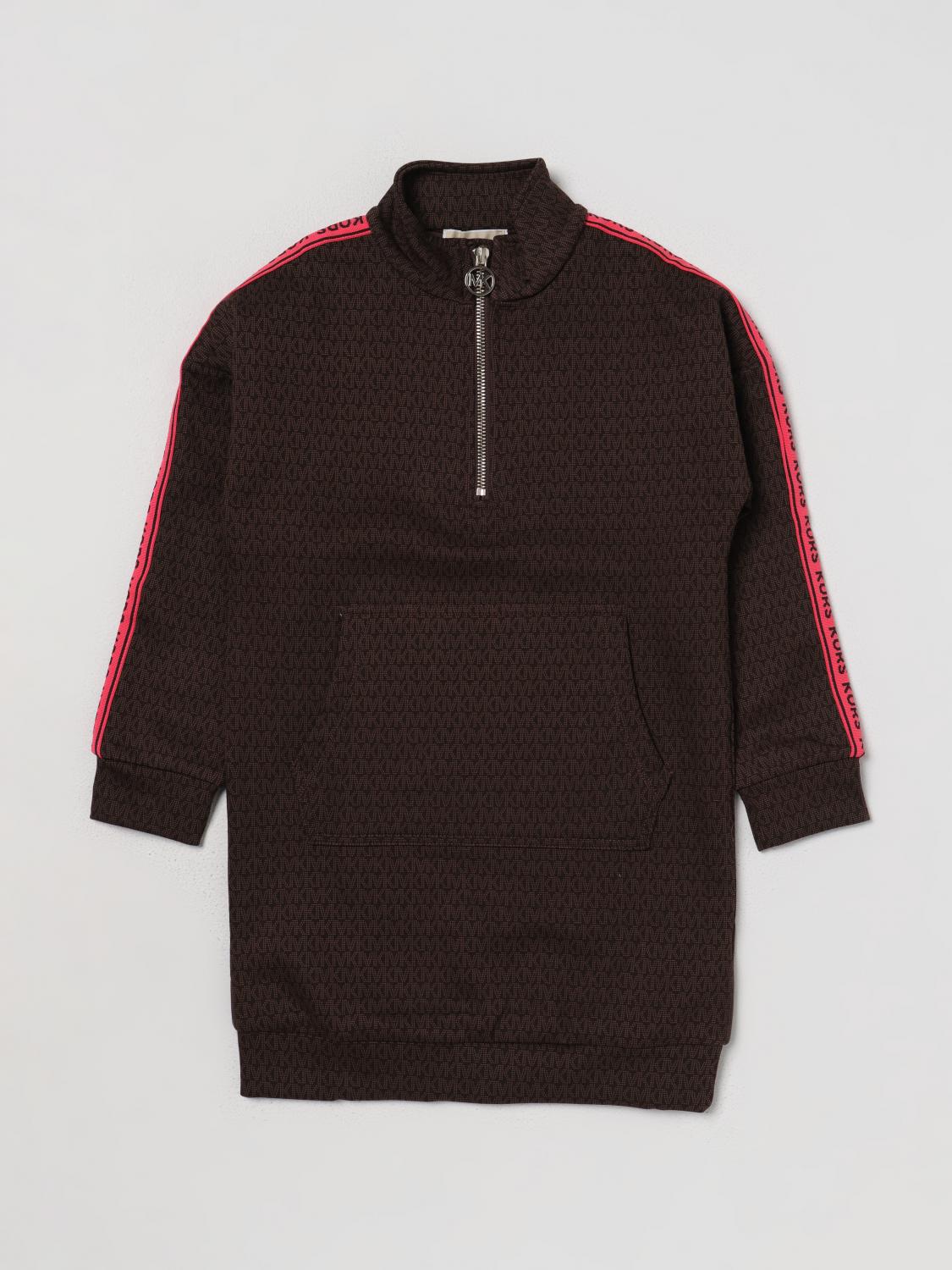 MICHAEL KORS VESTIDO: Vestido niños Michael Kors, Marrón - Img 1