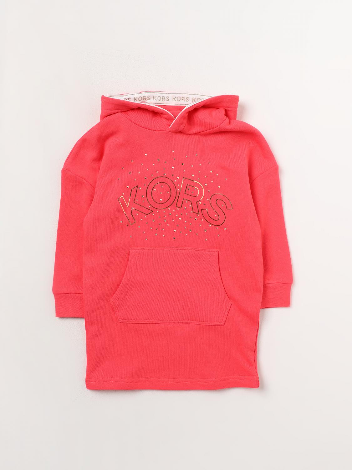 MICHAEL KORS VESTIDO: Vestido niños Michael Kors, Fucsia - Img 1