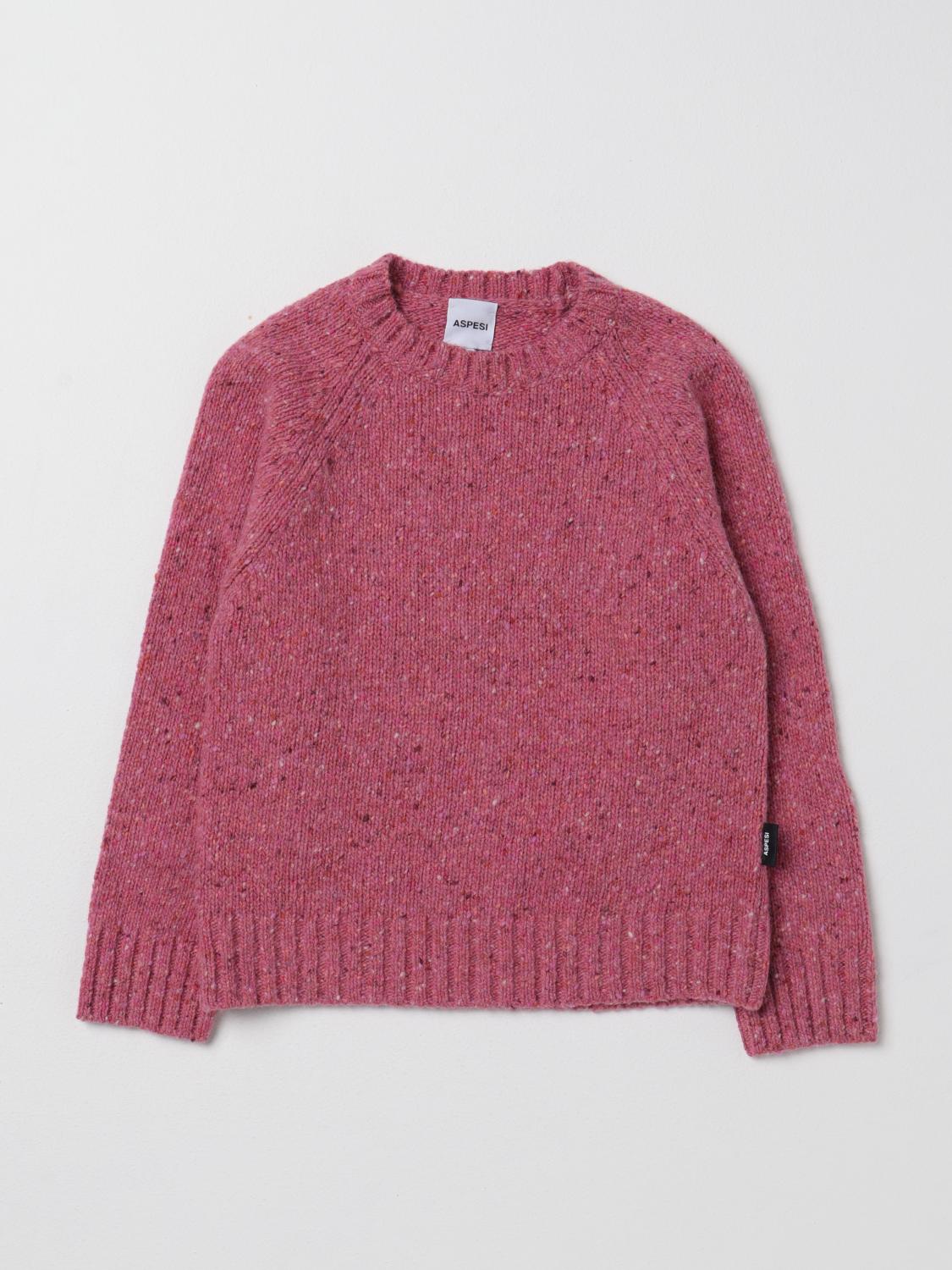 ASPESI SWEATER: Sweater kids Aspesi, Wine - Img 1
