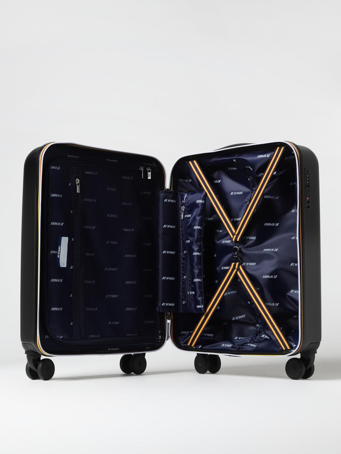 K-WAY KOFFER: Tasche herren K-way, Schwarz - Img 2