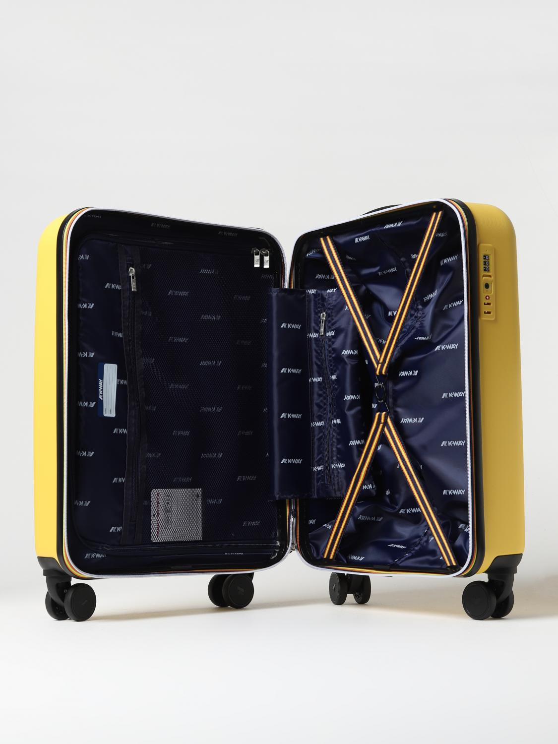 K-WAY KOFFER: Tasche herren K-way, Gelb - Img 2