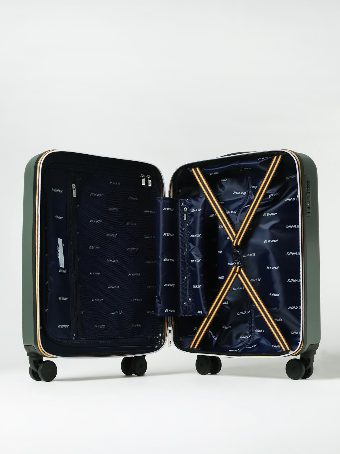 K-WAY KOFFER: Tasche herren K-way, Grün - Img 2