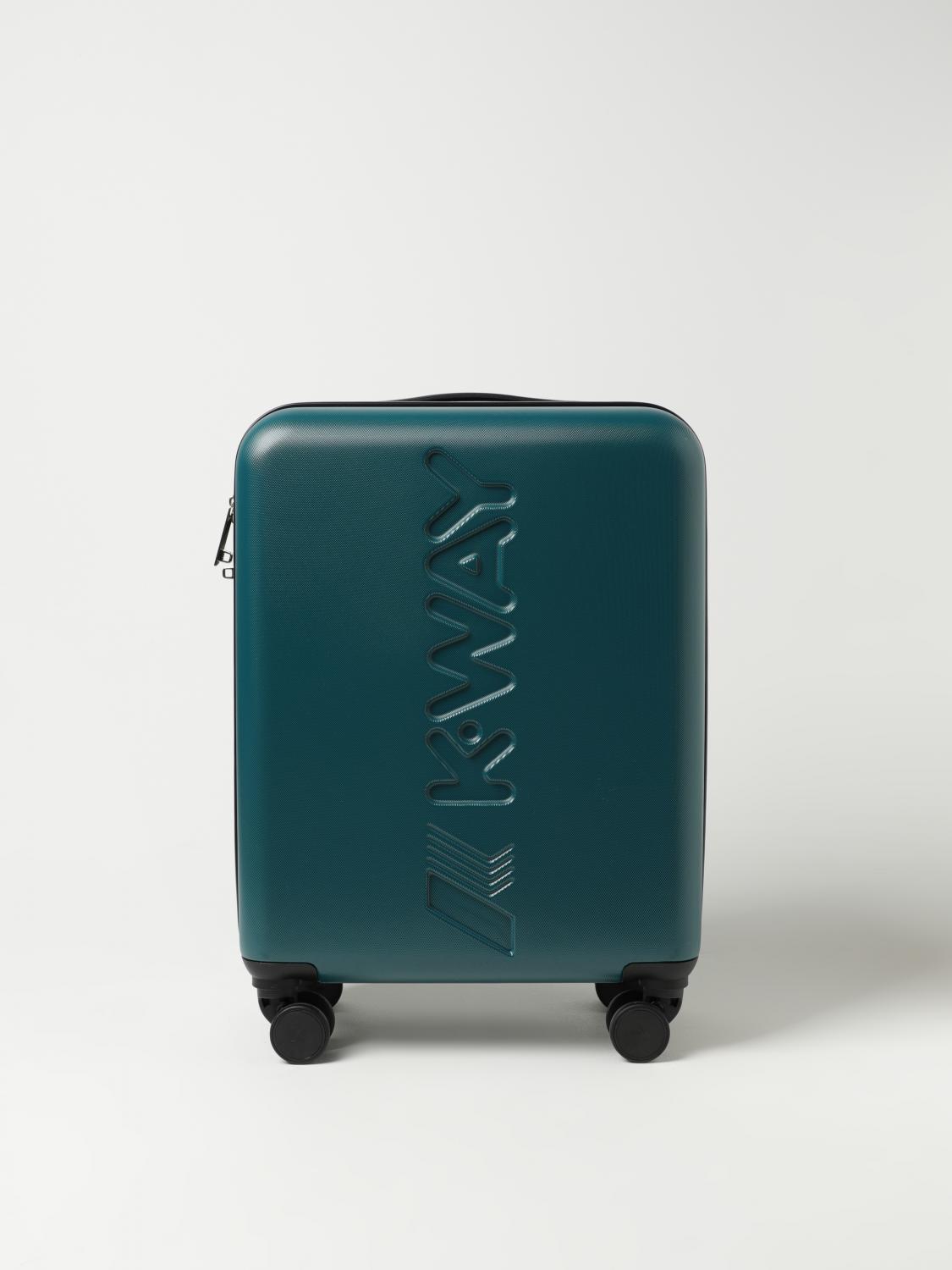 K-WAY KOFFER: Tasche herren K-way, Petroleum Blue - Img 1
