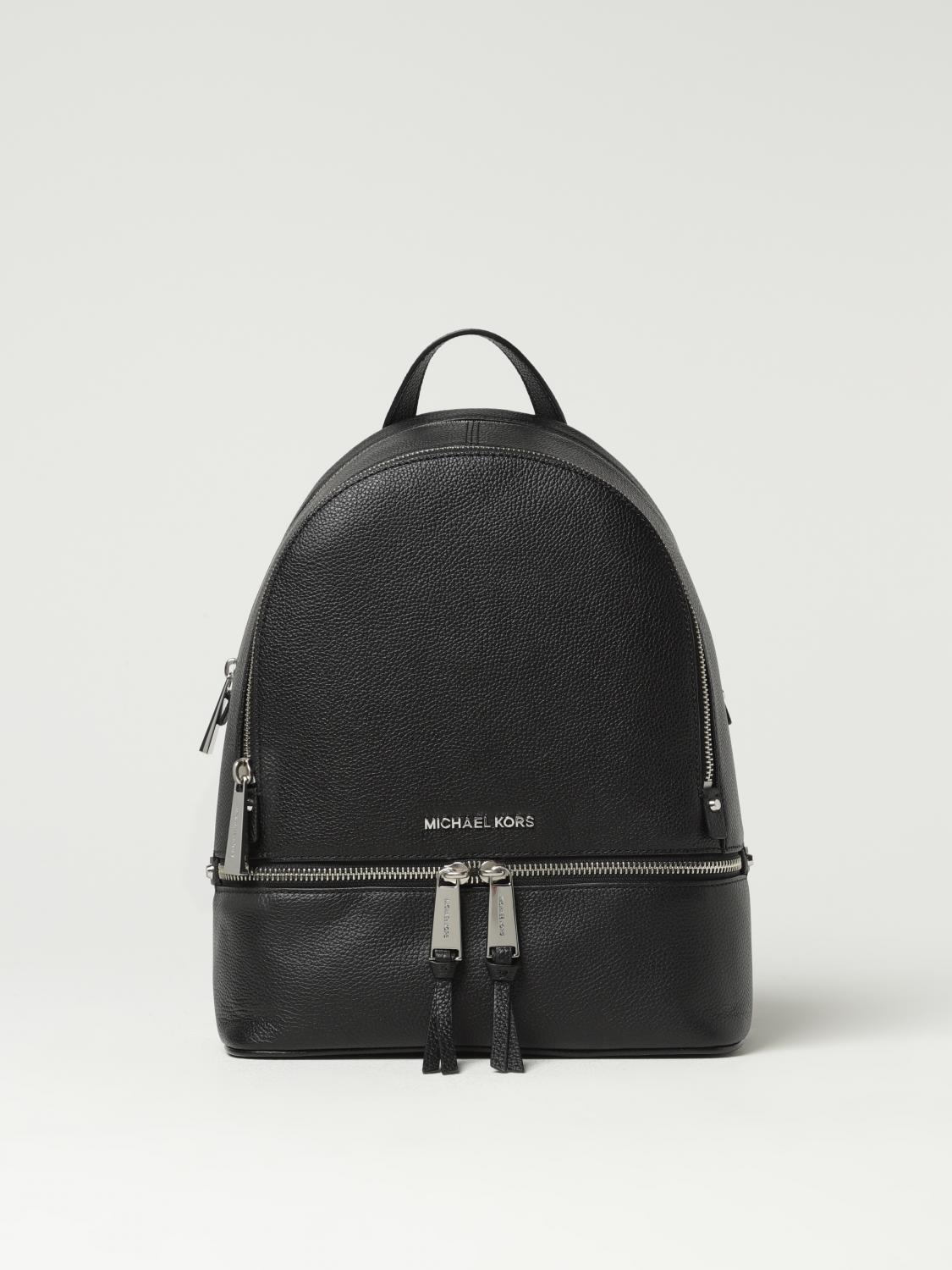 black rhea leather backpack Michael Kors Zip Medium Slim Bag in 38H0GEZB6L Updated this season in python Michael Kors Rhea backpack in