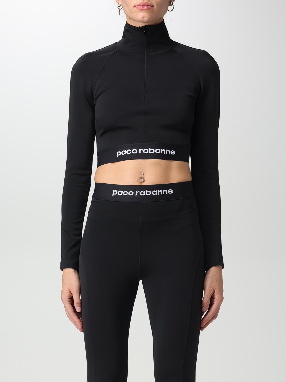 RABANNE TOP: Top e bluse donna Paco Rabanne, Nero - Img 1