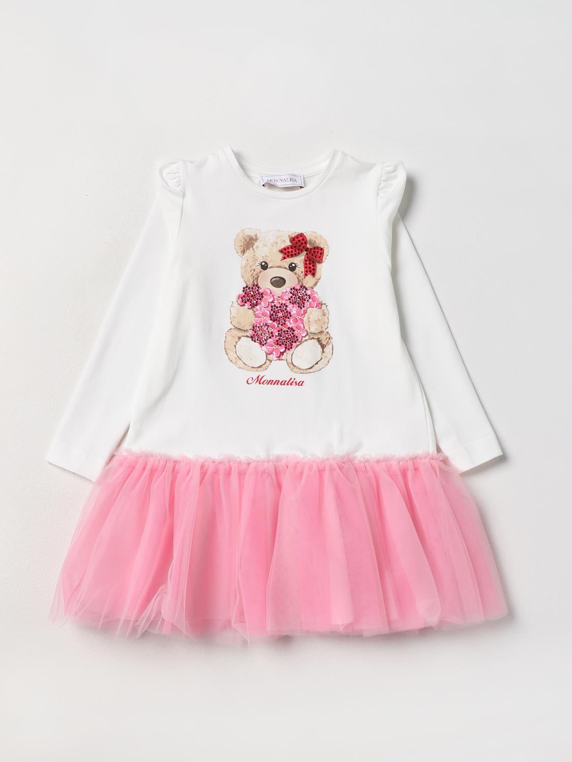 MONNALISA KLEID: Kleid kinder Monnalisa, Pink - Img 1