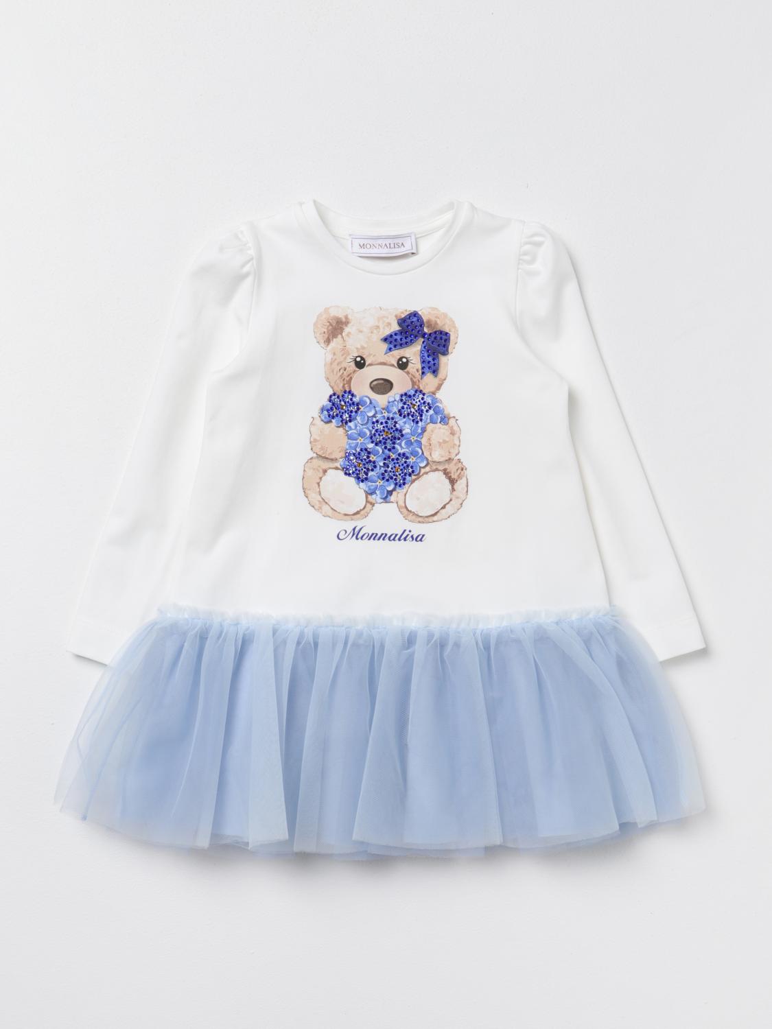 MONNALISA VESTIDO: Vestido niños Monnalisa, Nata - Img 1