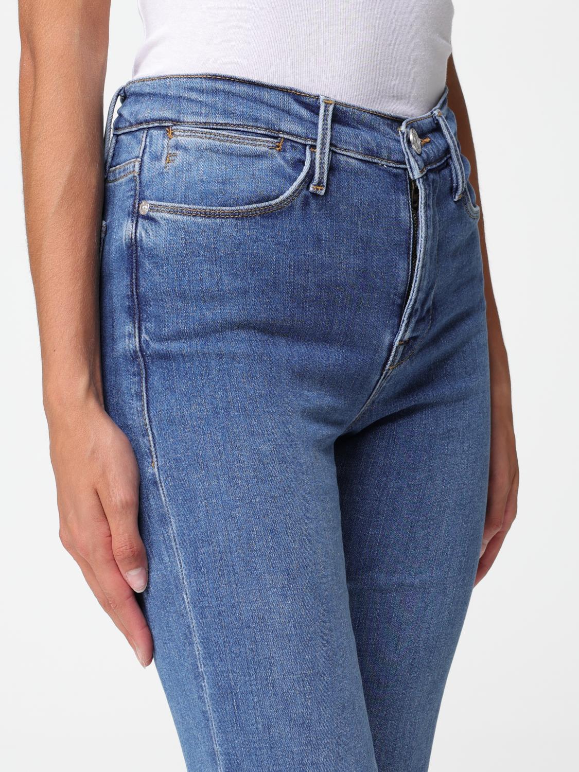 FRAME VAQUEROS: Vaquero mujer Frame, Azul Oscuro - Img 3