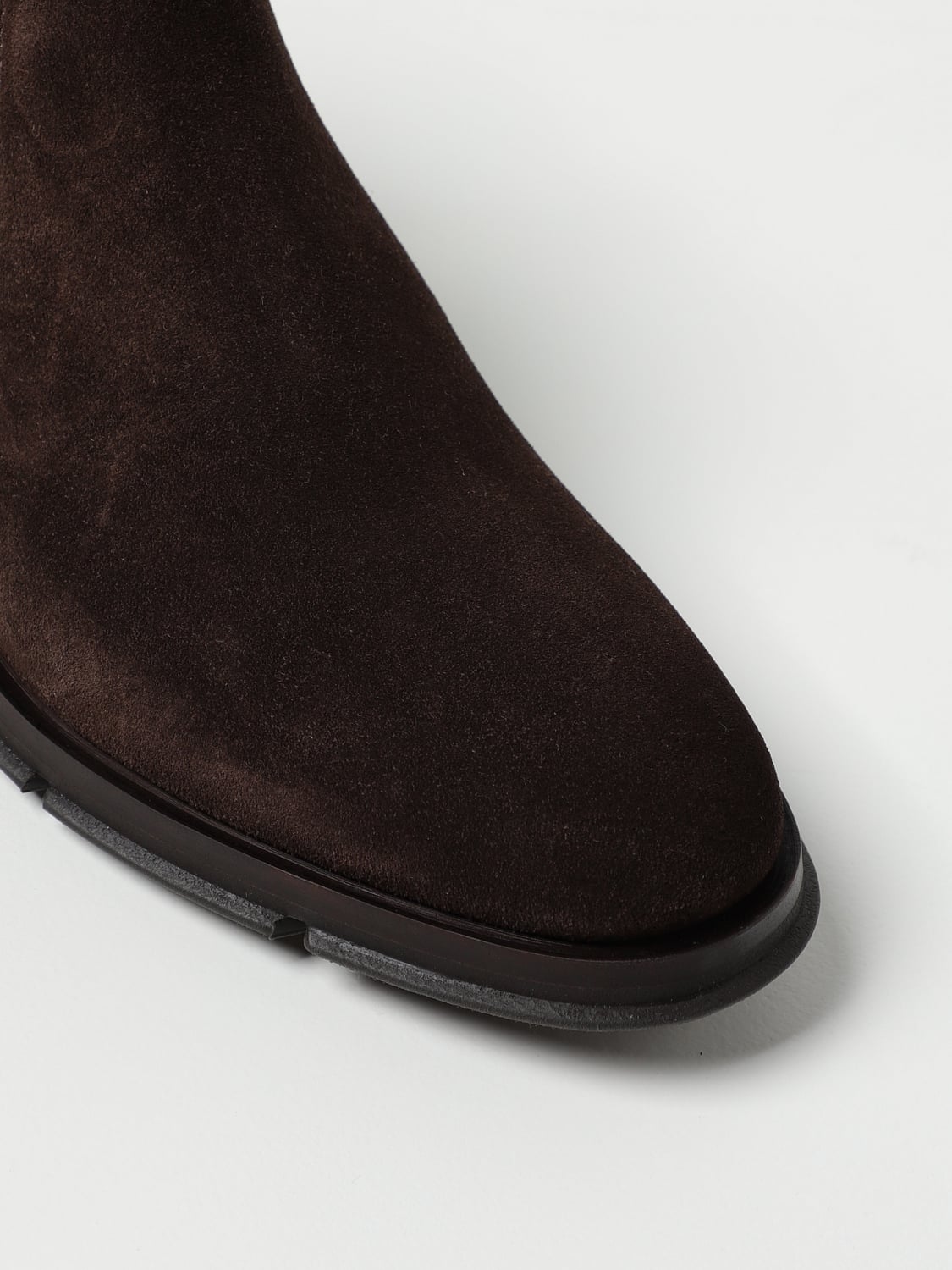 SANTONI 短靴: 短靴 男士 Santoni, 棕色 - Img 4