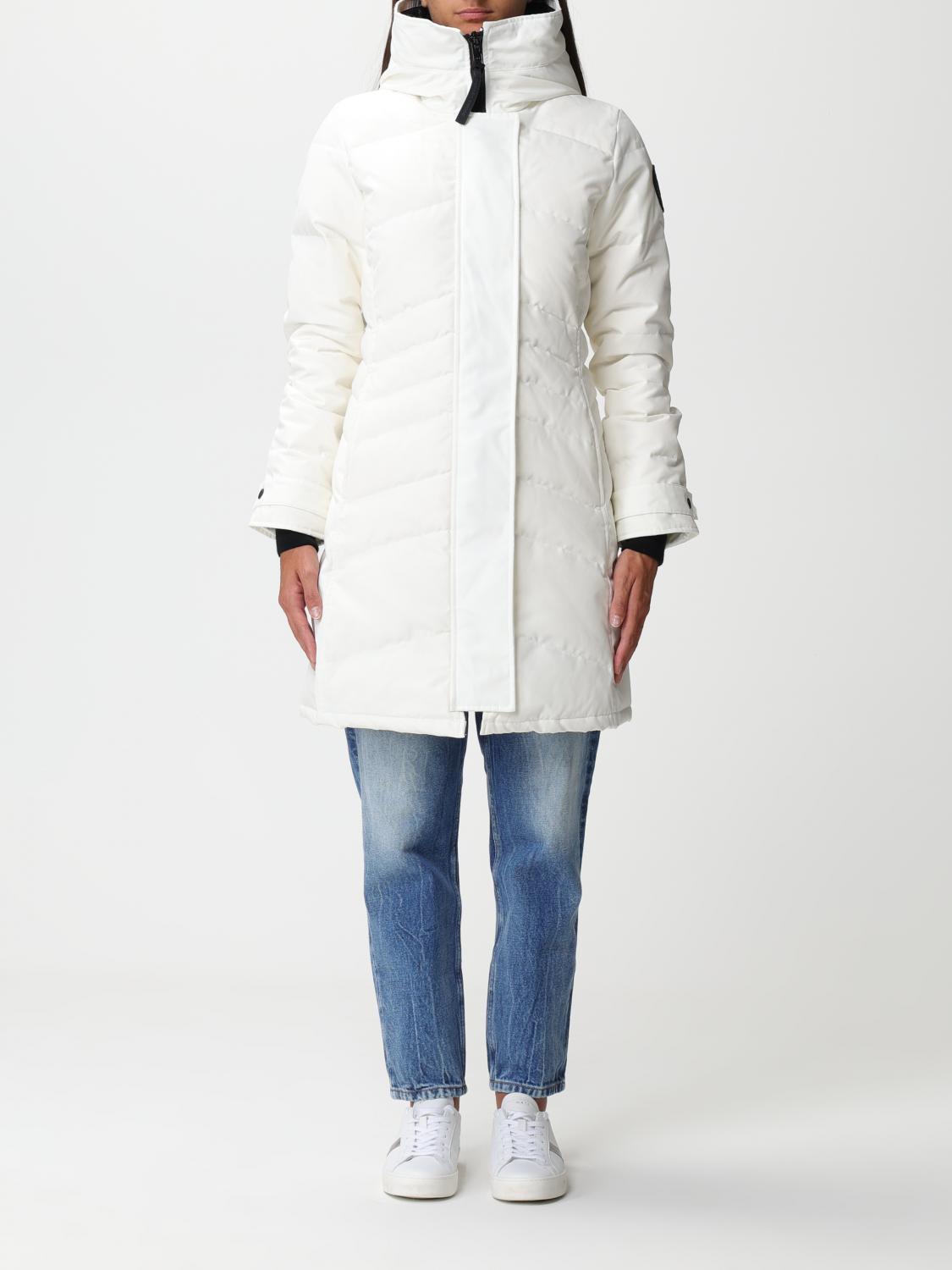 Canada Goose Parka Bianco CANADA GOOSE: Parka Lorette Bianco Giacca Canada  Goose 2090WB