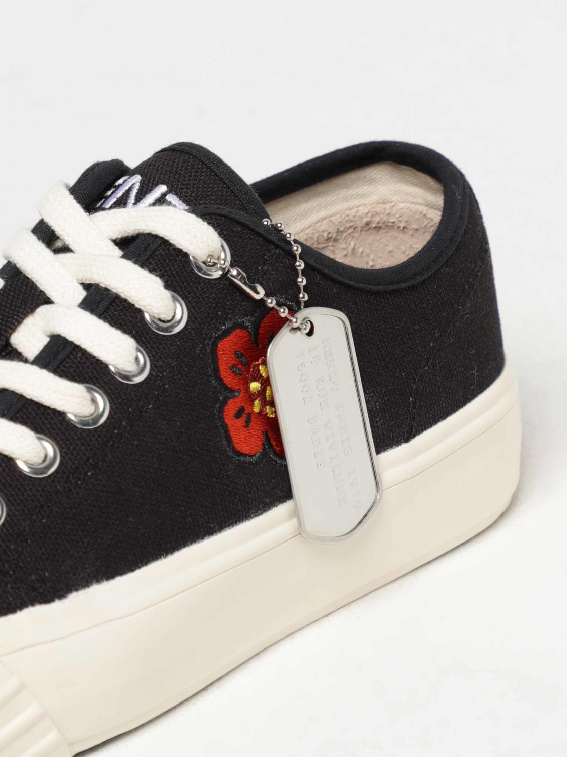 KENZO SNEAKERS: Sneakers Kenzoschool Kenzo in canvas, Nero - Img 4