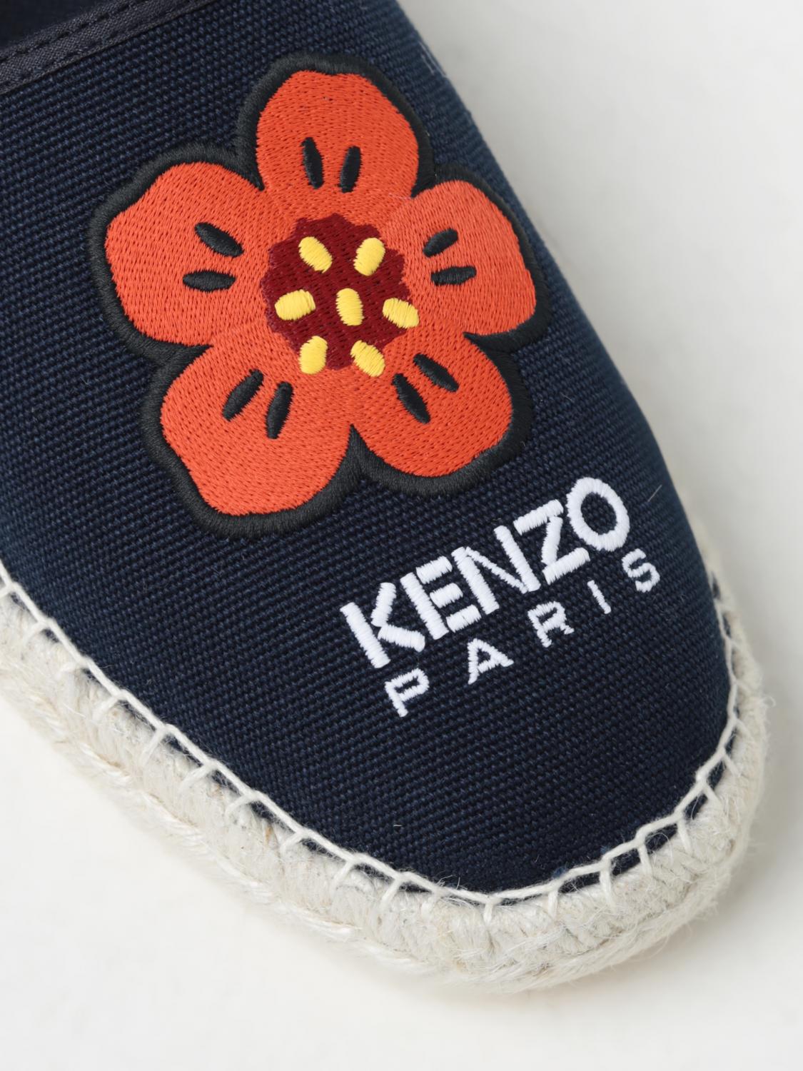 KENZO ALPARGATAS: Alpargatas hombre Kenzo, Azul Oscuro - Img 4