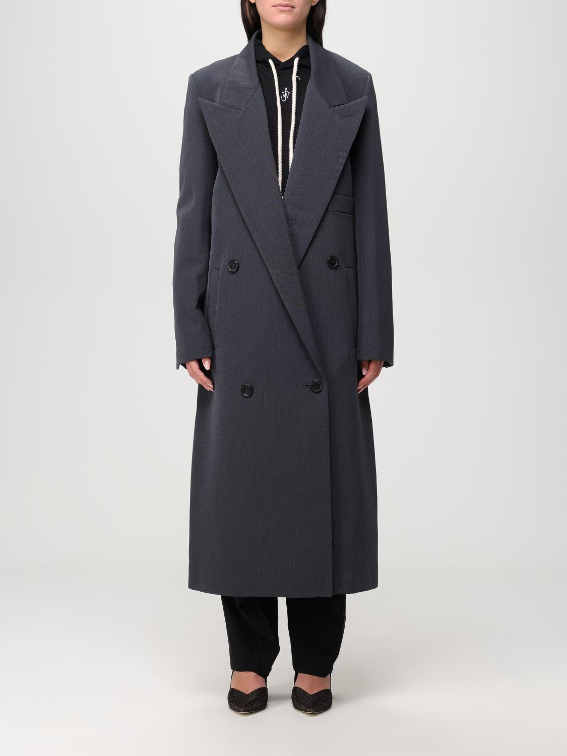 JW ANDERSON: Manteau femme - Gris | Manteau Jw Anderson