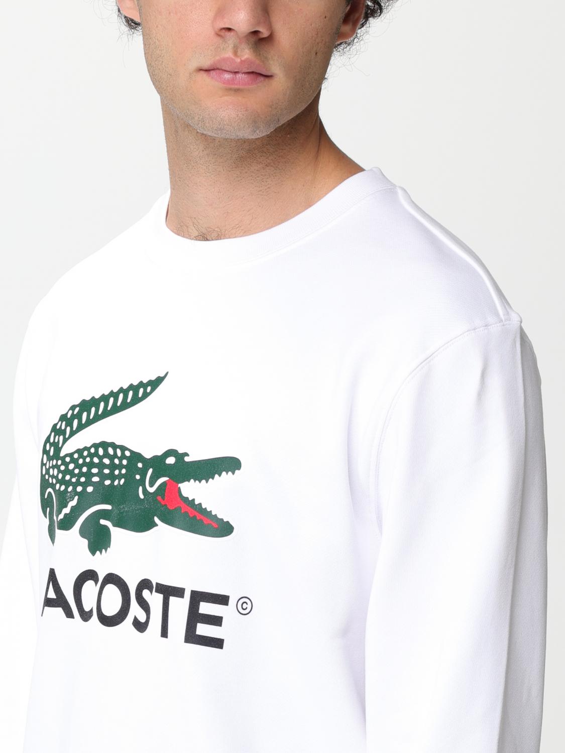 LACOSTE SWEATSHIRT: Sweater men Lacoste, White - Img 3