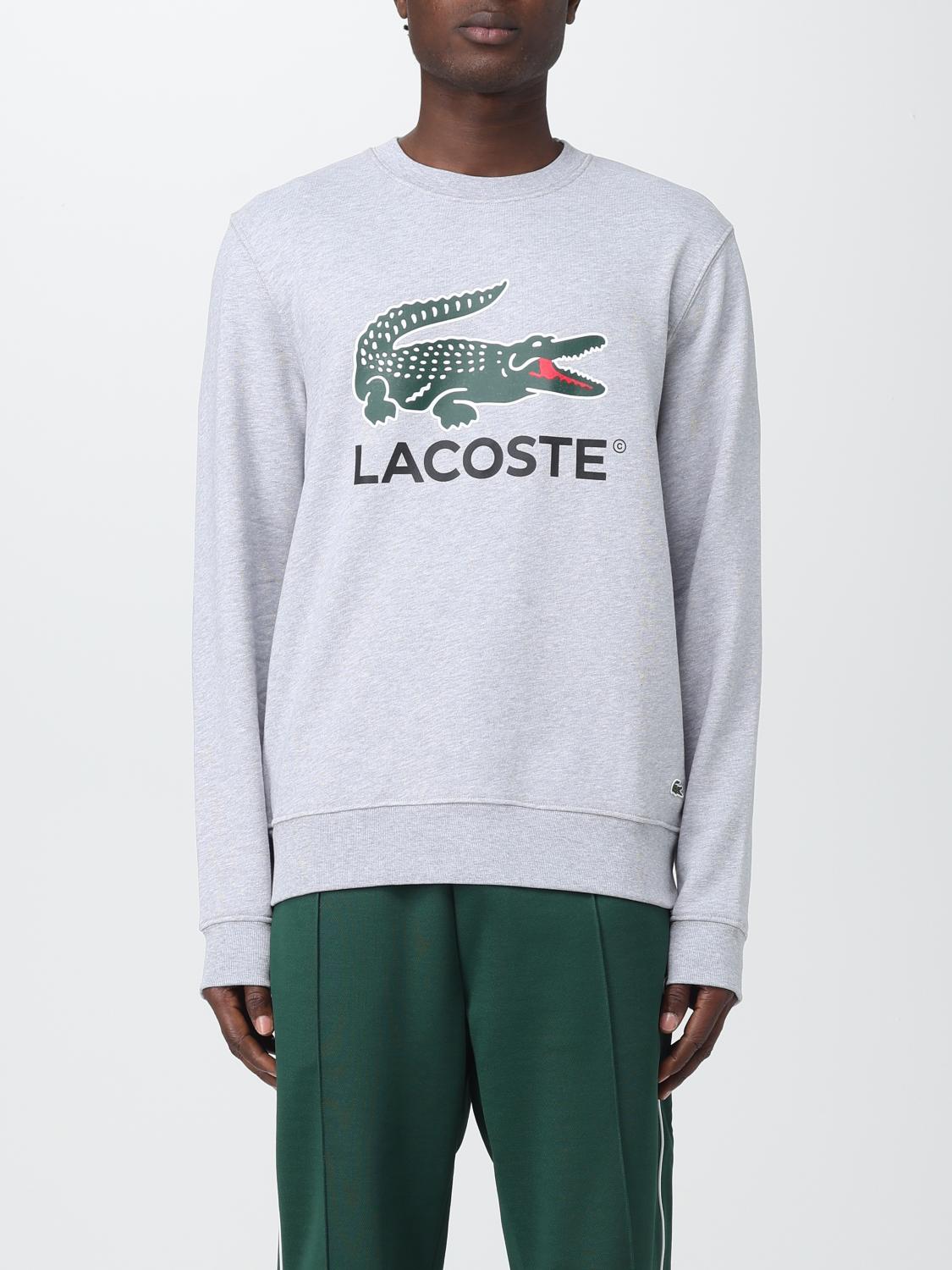 LACOSTE SWEATSHIRT: Sweater men Lacoste, Silver - Img 1