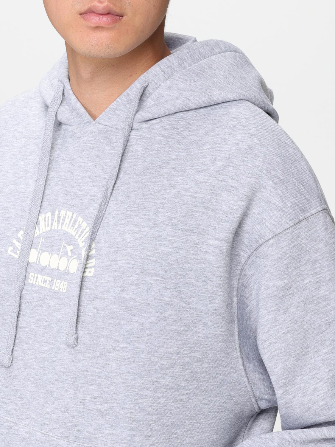 DIADORA SWEATSHIRT: Sweater men Diadora, Grey - Img 3