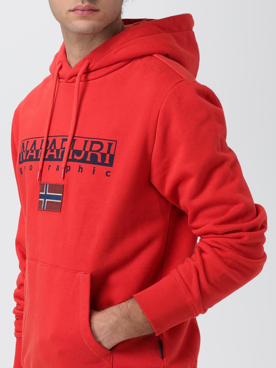 NAPAPIJRI SWEATSHIRT: Pullover herren Napapijri, Rot - Img 3