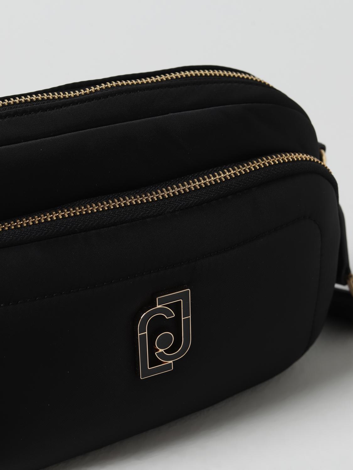 LIU JO BORSA A TRACOLLA: Borsa Liu Jo in tessuto tecnico, Nero - Img 3