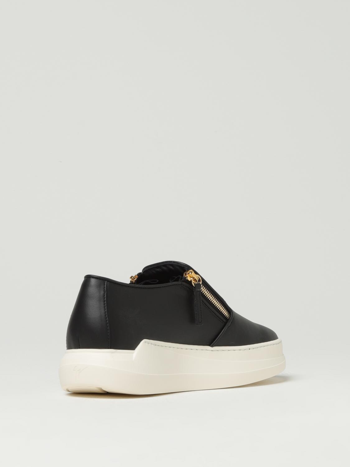 GIUSEPPE ZANOTTI SNEAKERS: Sneakers Giuseppe Zanotti in pelle, Nero 1 - Img 3