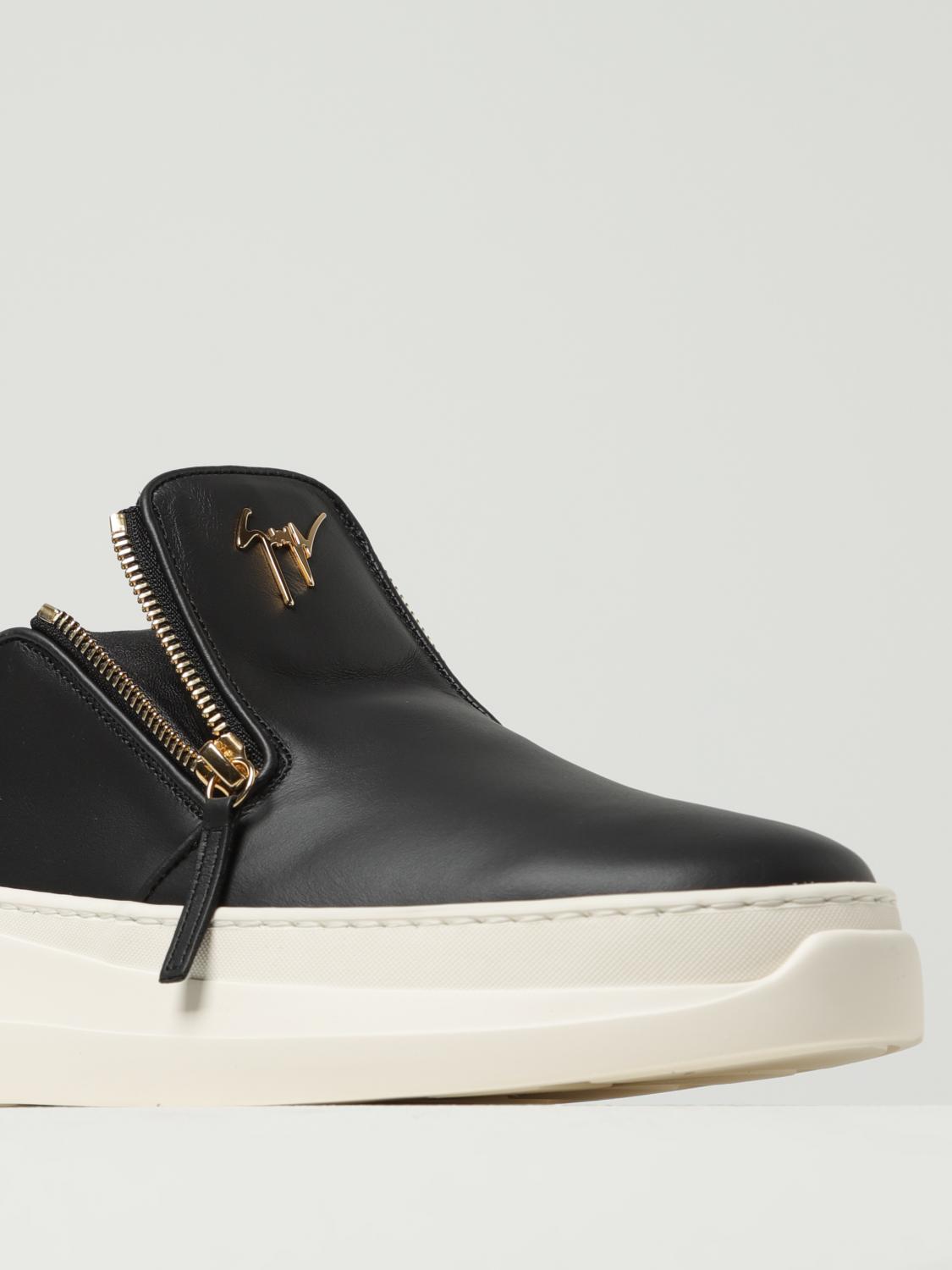 GIUSEPPE ZANOTTI SNEAKERS: Sneakers Giuseppe Zanotti in pelle, Nero 1 - Img 4