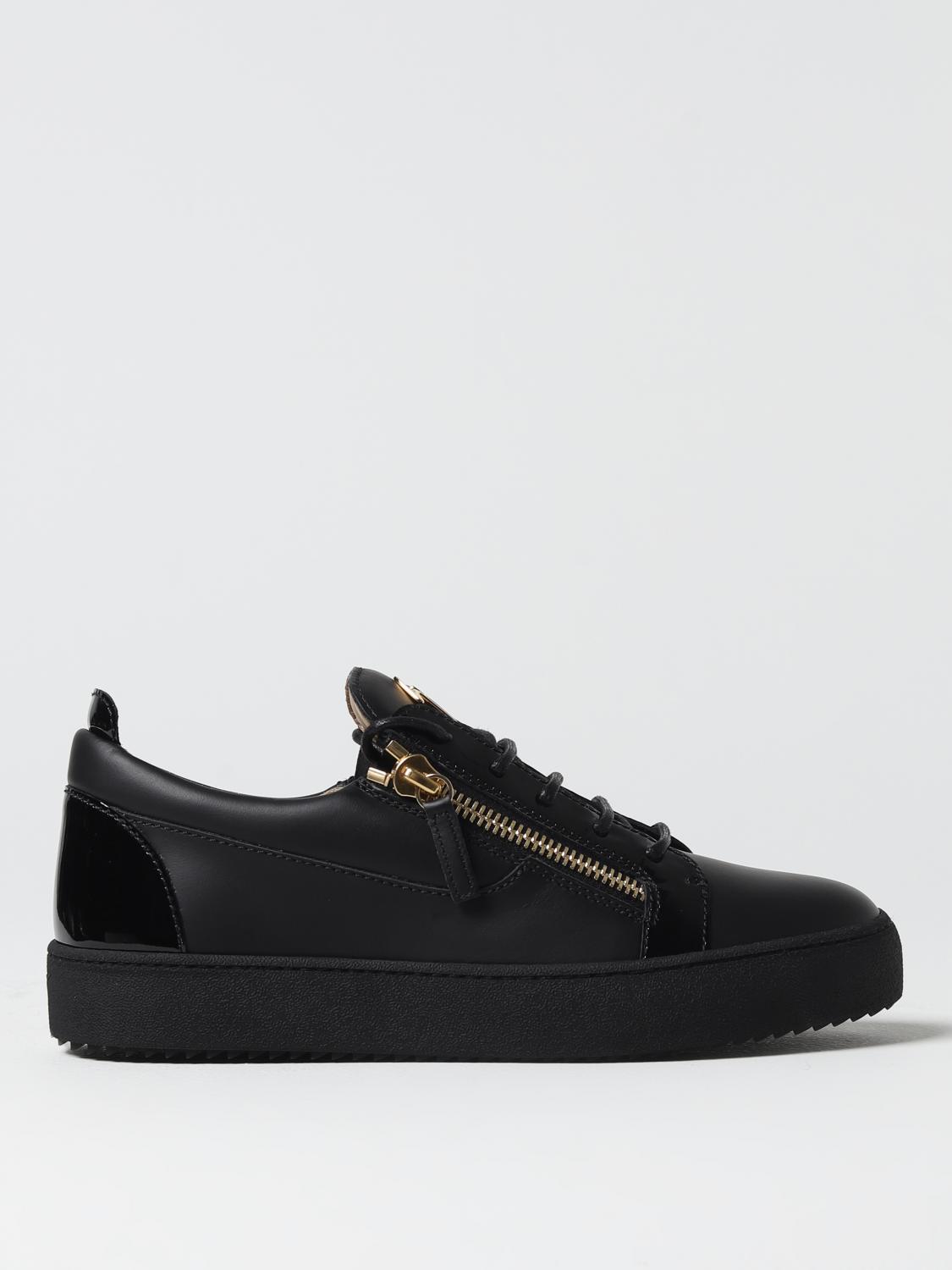 Sneakers Giuseppe Zanotti En Cuir Beige - Pointure 40, Neuf Sans Emballage