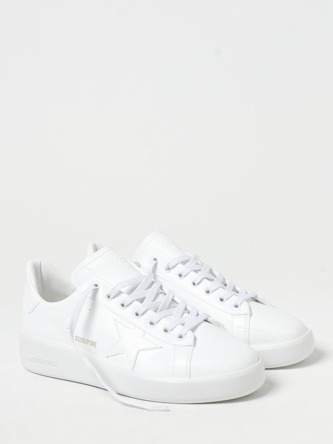 GOLDEN GOOSE SNEAKERS: Sneakers Pure New Golden Goose in pelle sintetica bio-based, Bianco - Img 2