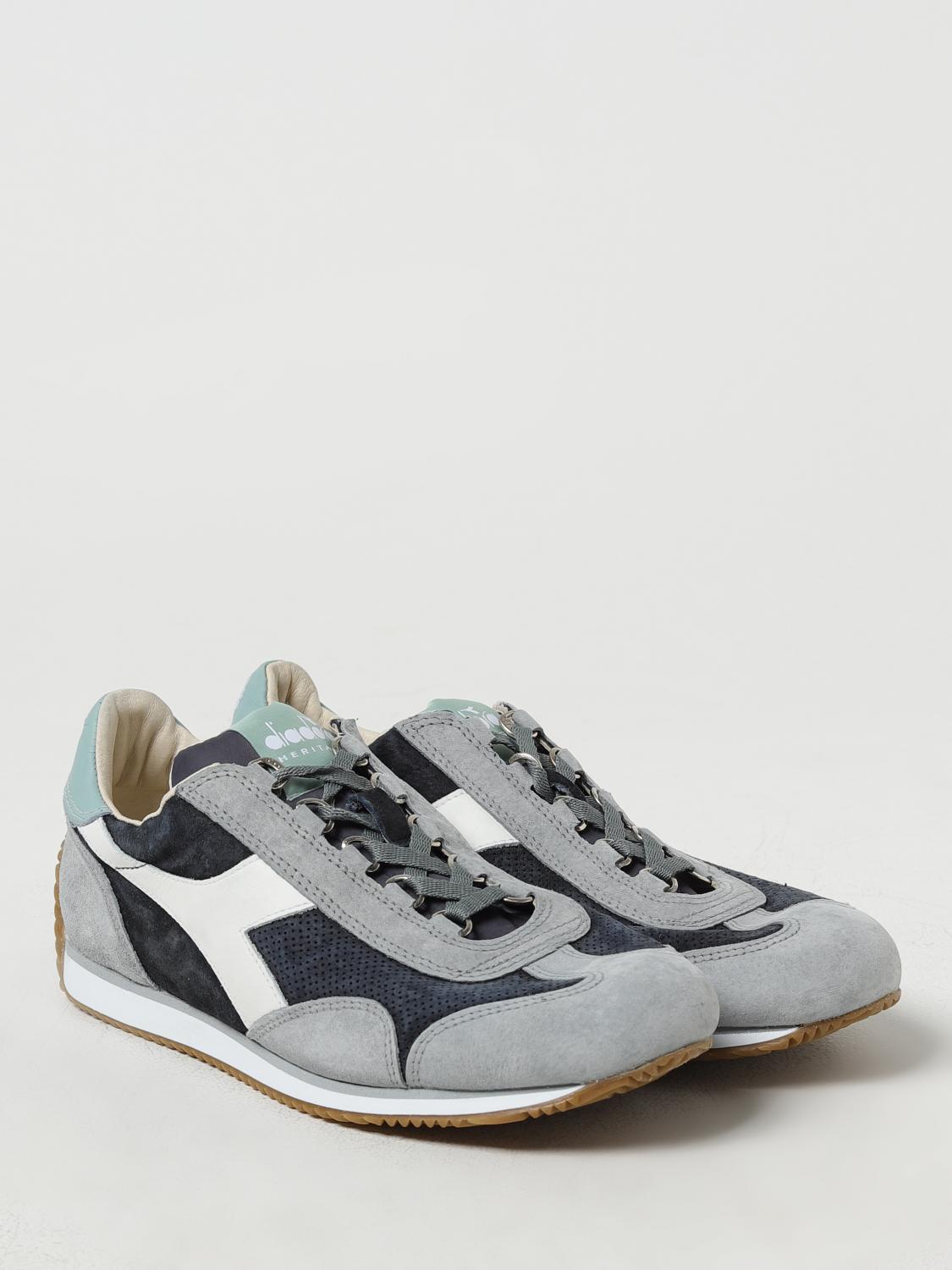DIADORA HERITAGE SNEAKERS: Sneakers Equipe Diadora Heritage in suede, Grigio - Img 2