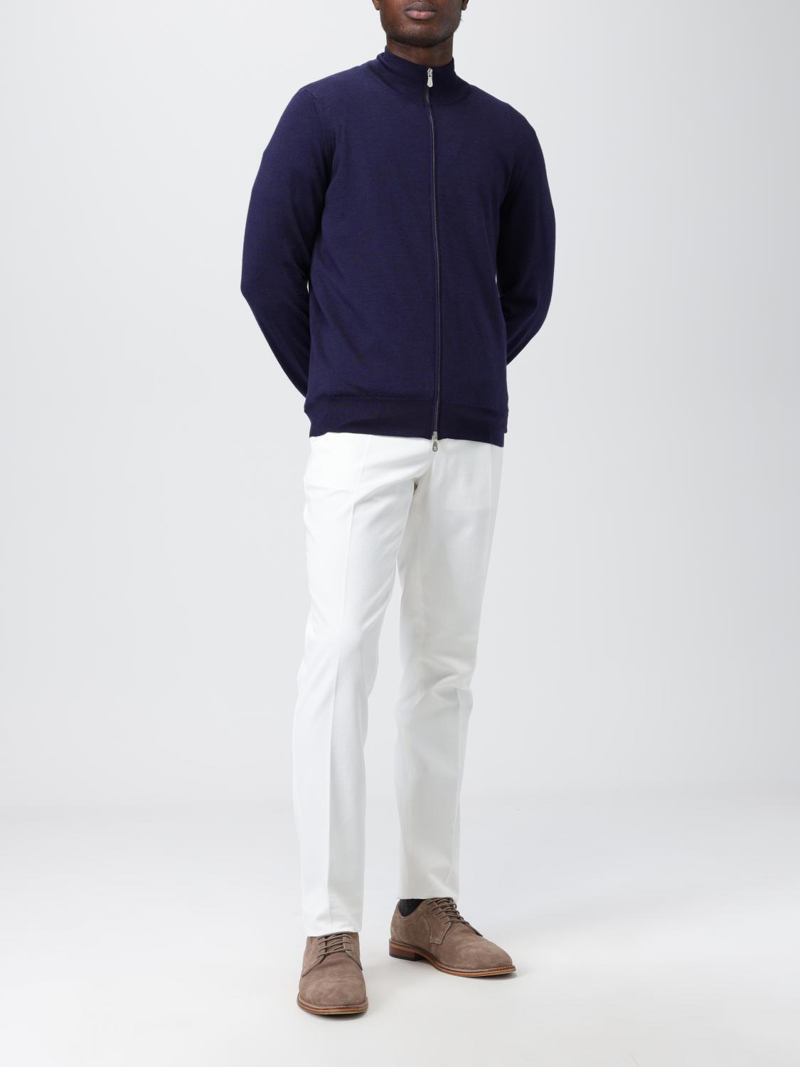BRUNELLO CUCINELLI STRICKJACKE: Pullover herren Brunello Cucinelli, Marine - Img 2