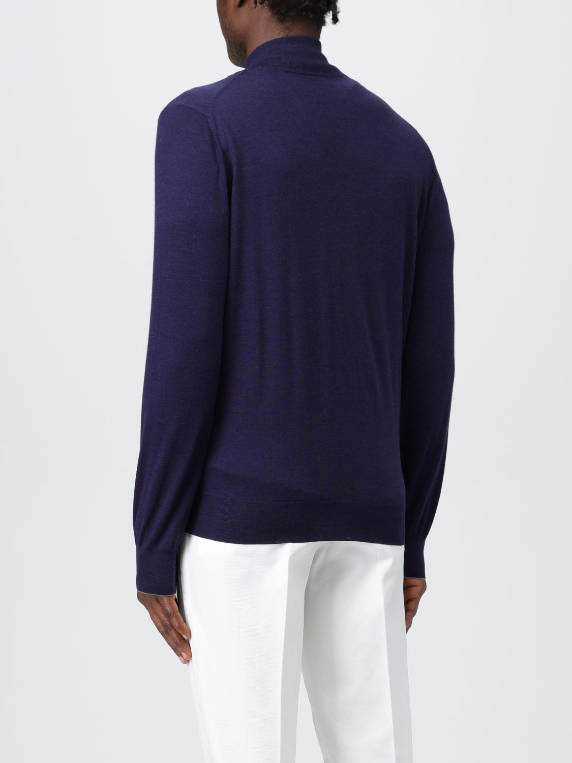 BRUNELLO CUCINELLI STRICKJACKE: Pullover herren Brunello Cucinelli, Marine - Img 3