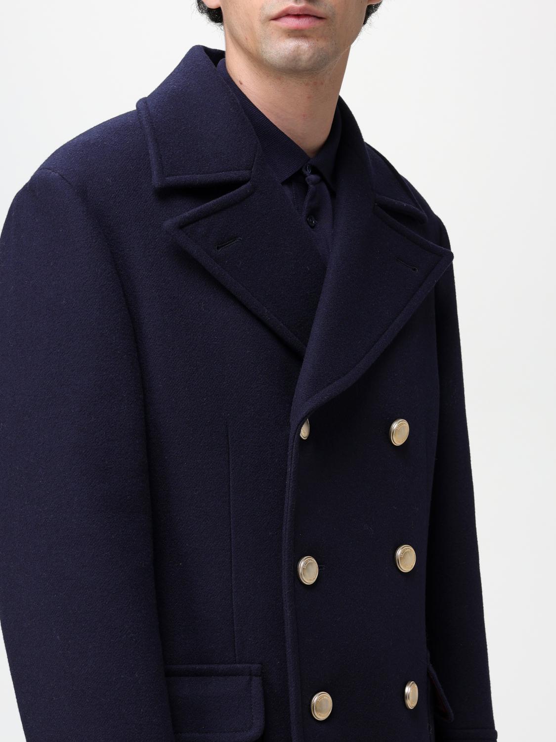 BRUNELLO CUCINELLI CAPPOTTO: Cappotto Brunello Cucinelli doppiopetto in lana, Blue Navy - Img 5