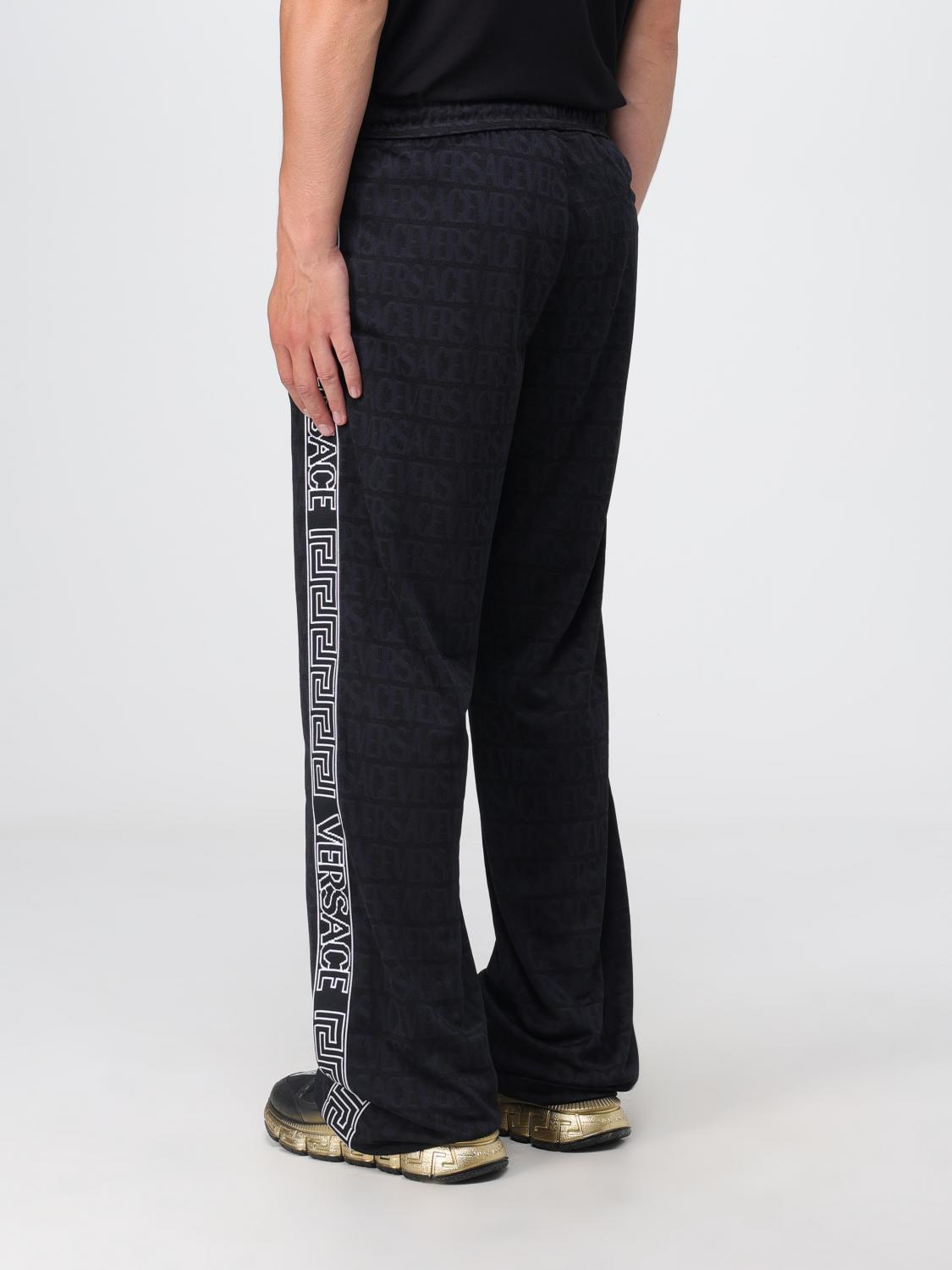 Versace jogger pants in technical fabric - Black | 10106861A07748