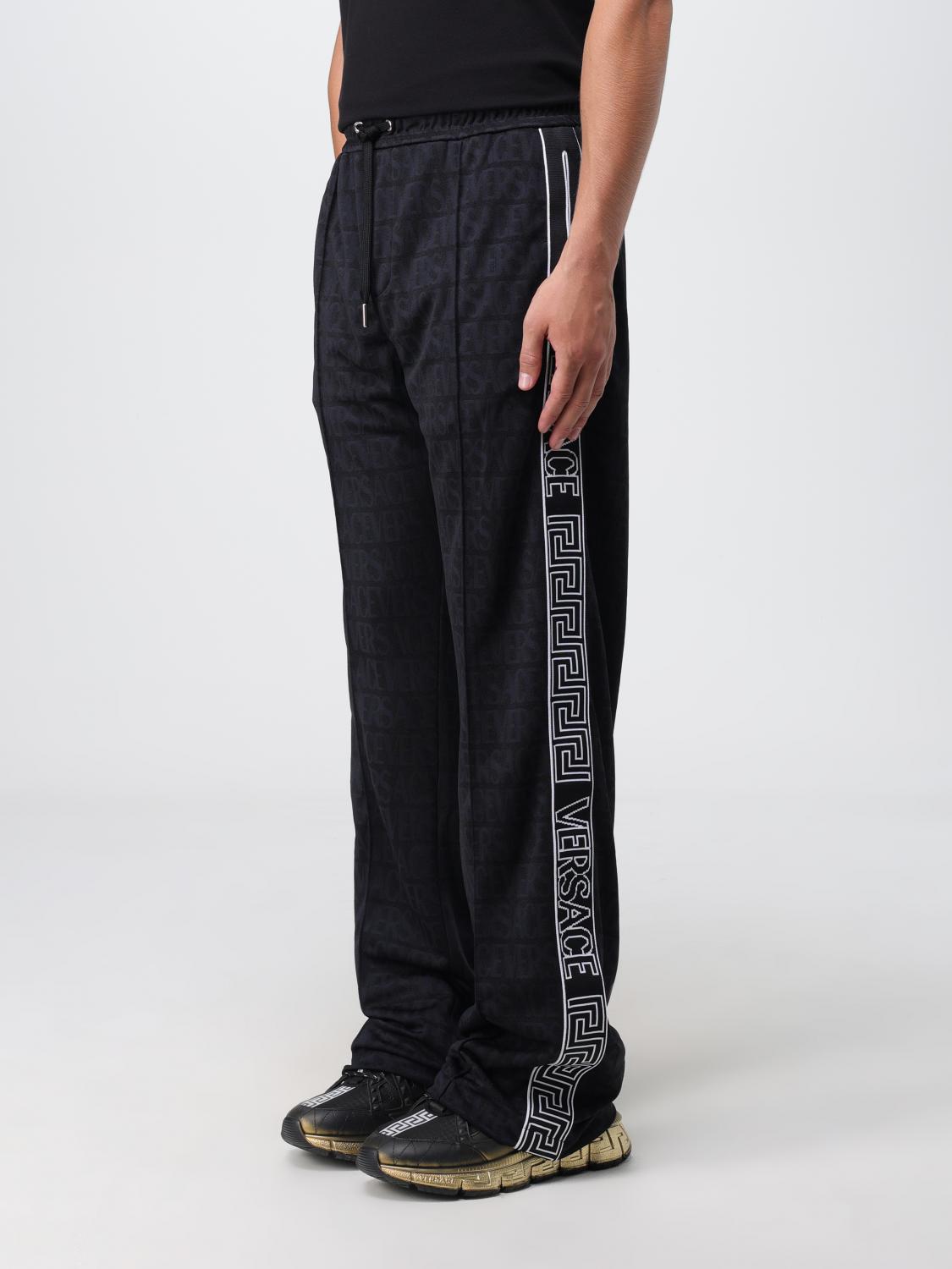 Versace jogger pants in technical fabric - Black | 10106861A07748