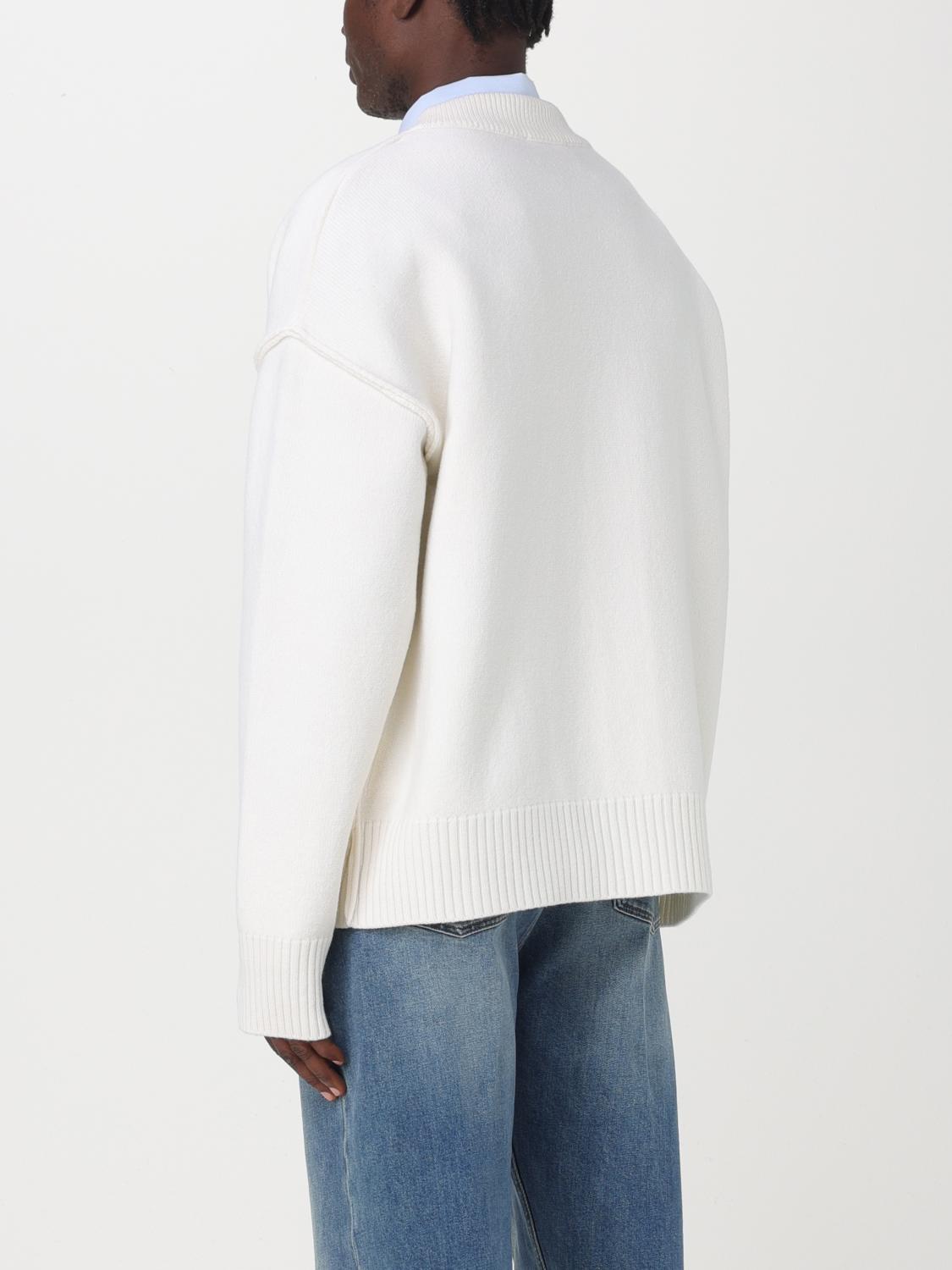 AMI PARIS CARDIGAN: Sweater men Ami Paris, White - Img 3