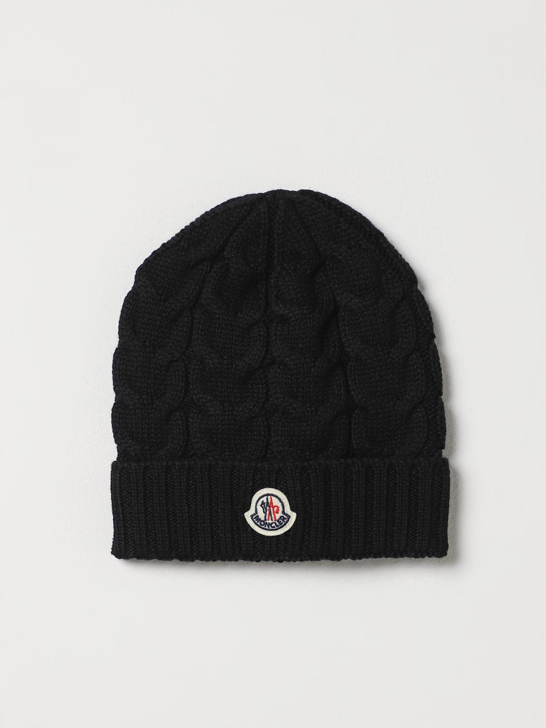 MONCLER 모자: 모자 남아 Moncler, 블랙 - Img 1