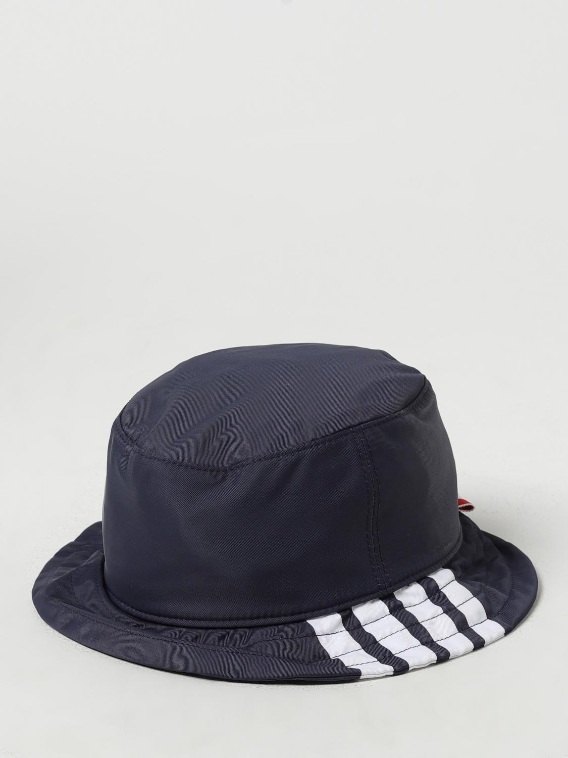 THOM BROWNE HAT: Thom Browne hat in nylon, Blue - Img 1