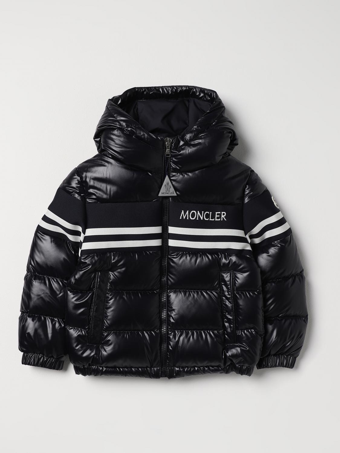 MONCLER CHAQUETA: Abrigo niños Moncler, Azul Oscuro - Img 1