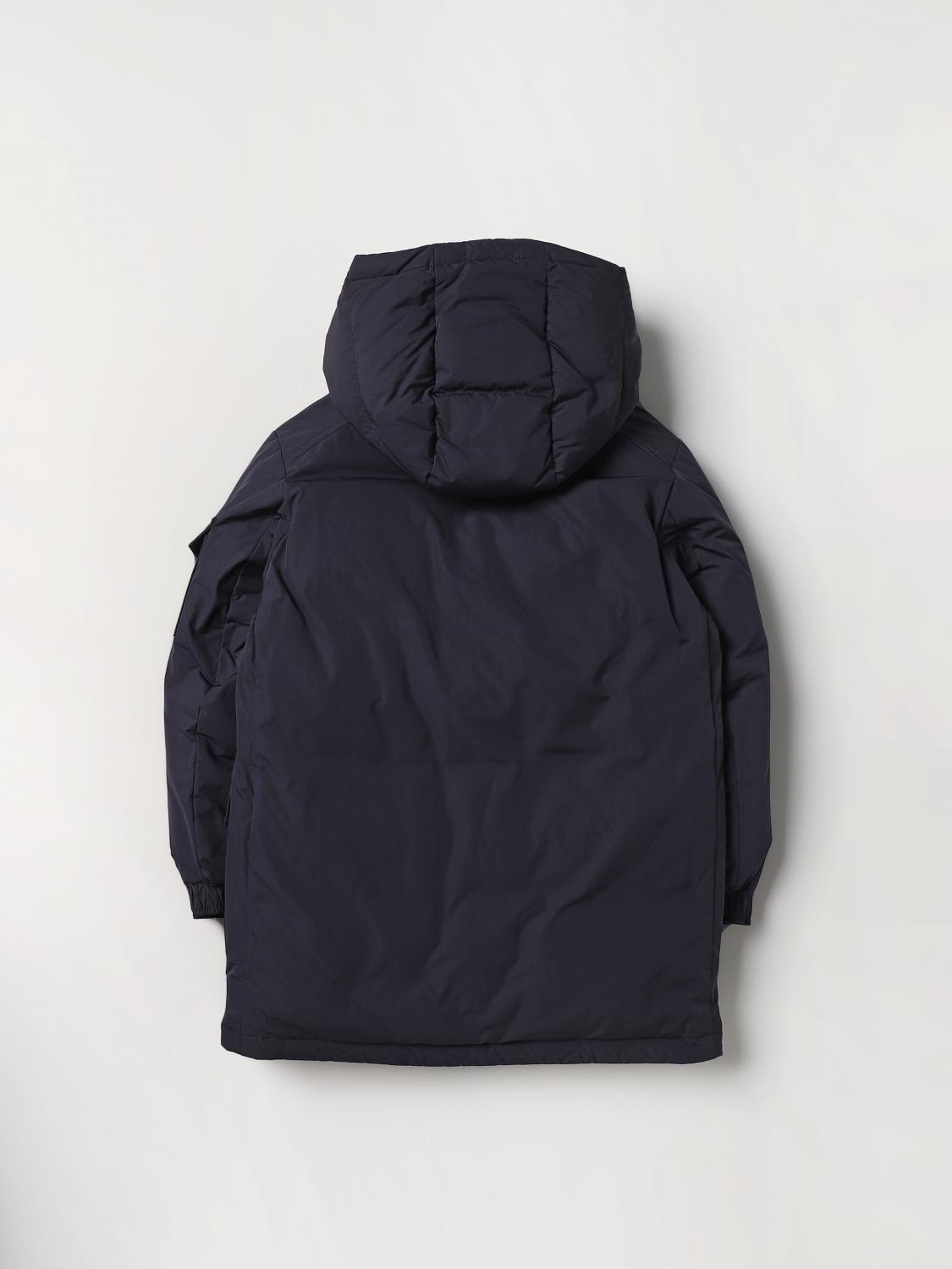 MONCLER CHAQUETA: Abrigo niños Moncler, Azul Oscuro - Img 2