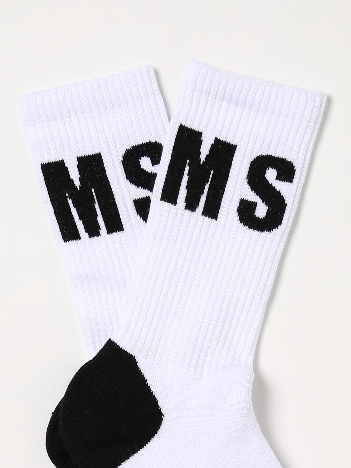 MSGM CALCETINES: Calcetines hombre MSGM, Blanco - Img 2