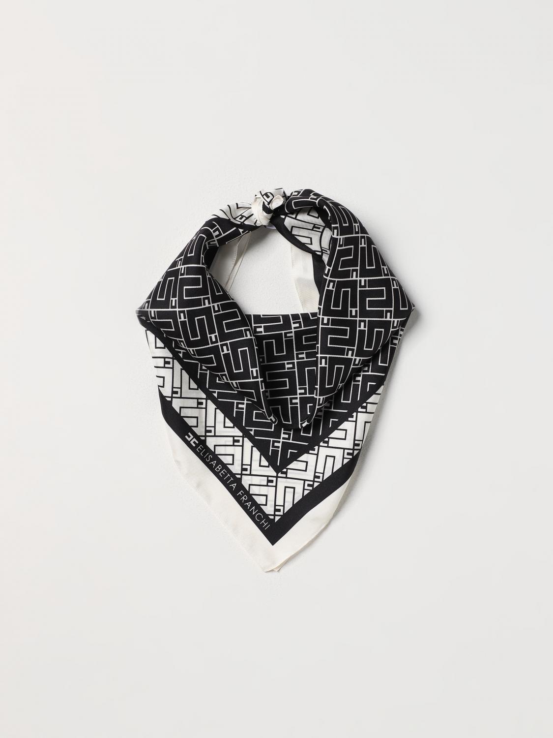 ELISABETTA FRANCHI FULAR: Fular mujer Elisabetta Franchi, Mantequilla - Img 2