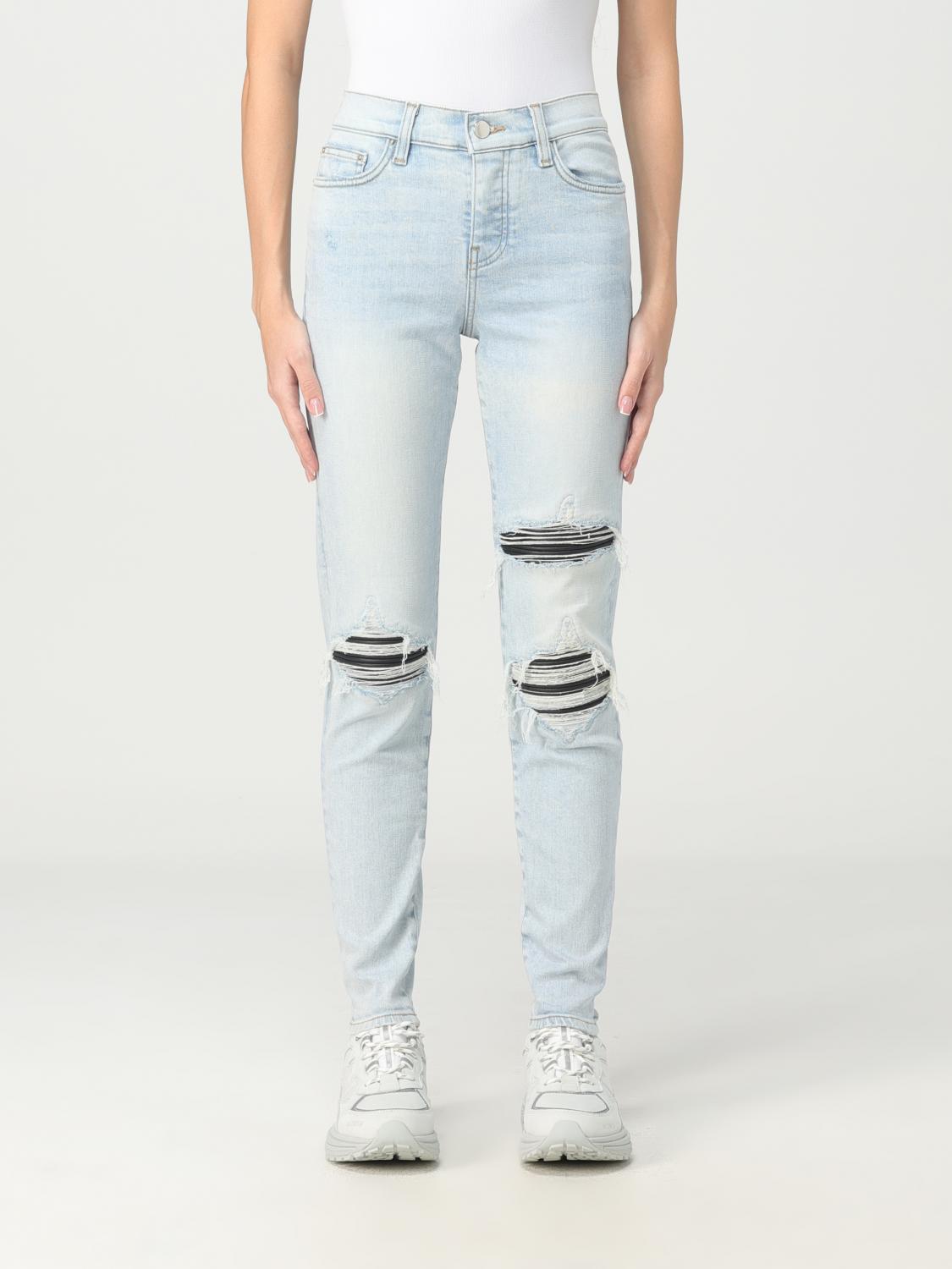 AMIRI Jeans woman Denim Amiri jeans PXWDS001 online at GIGLIO.COM