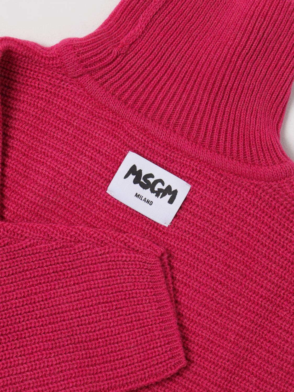 MSGM KIDS PULLOVER: Pullover kinder MSGM Kids, Fuchsia - Img 3